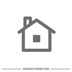 Fototapeta na wymiar House vector icon. Home pictogram.