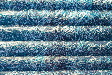 abstraction of blue textolite slate, fiberglass, blue background