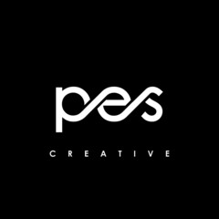 PES Letter Initial Logo Design Template Vector Illustration