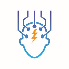 Mind Energy Logo Design Element