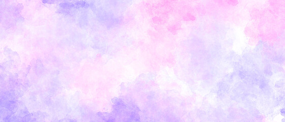 watercolor abstract light color art background with pink and magenta paint spots
