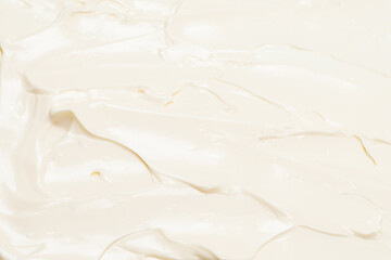 White whipped cream texture.