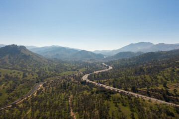 view of the mountains