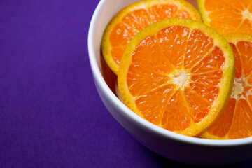 orange in a bowl