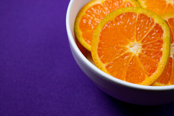orange in a bowl
