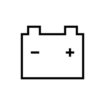 recommend clip art: Battery car icon, accumulator symbol, electric batteries silhouette