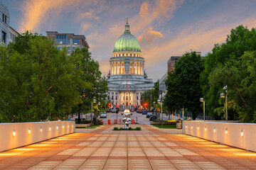 Madison, Wisconsin, USA state Capitol Building