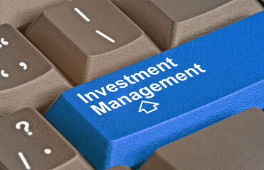 Blue key for investment management