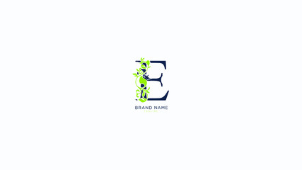 Alphabet letter Initial E, EE logo vector design, minimal, innovative, creative, symbol, sign, monogram, template, logotype, concept, branding for premium business typeface, startup, company etc.