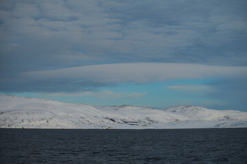 Lake Manasarovar in Western Tibet. According to the Hindu religion, the lake was first created in...