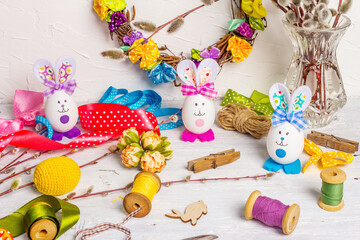 Festive Easter handmade concept