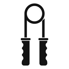 Gym hand training tool icon, simple style