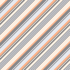 Stripe pattern textured in blue, orange, light pink. Seamless herringbone background graphic for spring summer dress, skirt, shirt, top, shorts, other modern womenswear fashion textile print.