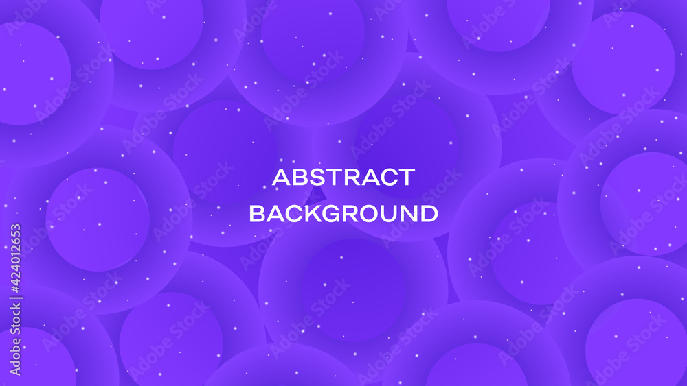 Poster purple gradient with circle pattern abstract modern texture background design .