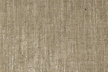 simple linen background: the reverse side of the primed canvas stretched over the frame, close, toning