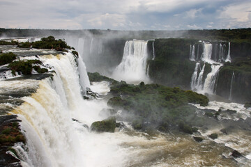 Fototapeta na wymiar Iguazú's waterfalls in the north of Argentina a gorgeous place