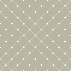 Modern Seamless Dotted Beige Pattern