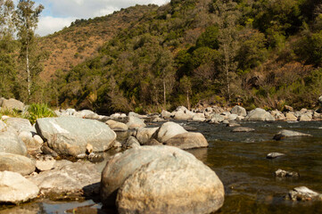 river in the mountains