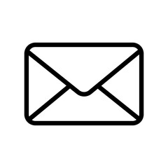 Email message envelope icon vector
