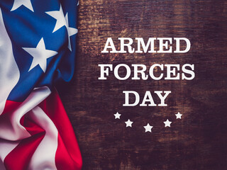 Armed Forces Day. Beautiful greeting card
