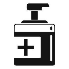 Antiseptic icon, simple style