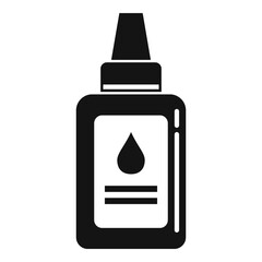 Antiseptic dropper icon, simple style