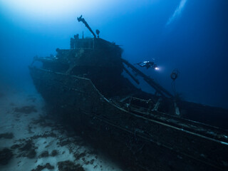 Diver at Ship wreck 