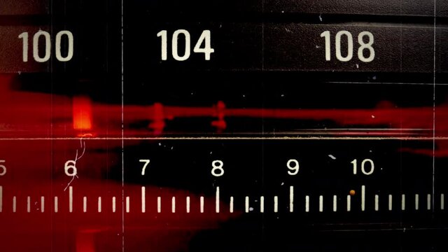 Retro ghettoblaster stereo radio macro