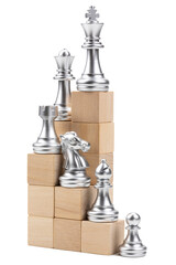 Hierarchy of chess pieces