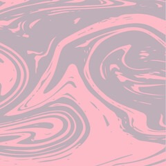 Marble Texture Vector Pink Liquid Paint Background. Fluid Paint Suminagashi Modern Pattern for Ice Cream, Cosmetics Ads, Stone Granite Design. Hipster Stone Marble Texture, Cool Neon Painting Splashes