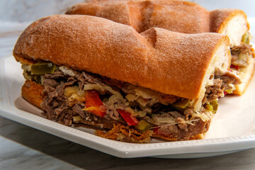 Messy Philly Cheesesteak
