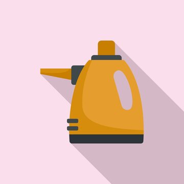 Purity Steam Cleaner Icon, Flat Style