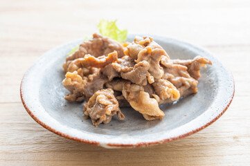 豚薄切り肉の大和煮