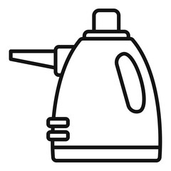 Obraz premium Purity steam cleaner icon, outline style