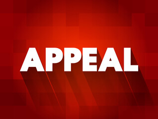 Appeal text quote, business concept background