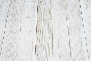 Fototapeta na wymiar Weathered whitewash wood textured material background
