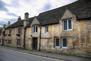 Fototapeta na wymiar Castle Combe a picturesque village in Wiltshire England UK