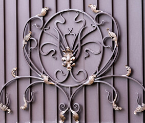 Style color Large forged gates