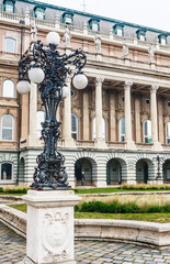 Facade of the Hungarian National Gallery in Budapest