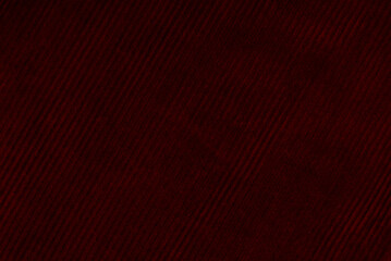Deep red fabric texture of velveteen for background. - obrazy, fototapety, plakaty