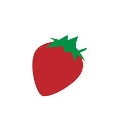 strawberry on a white background