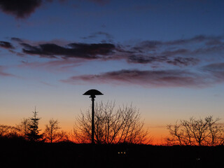 Sonnenuntergang im M&uuml;nsterland