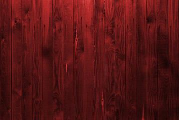 Red wood plank texture with copyspace for background.