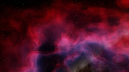 Fototapeta na wymiar colorful space background with stars, nebula in deep space 3d render
