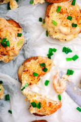 Cajun srimp toast..style hugge