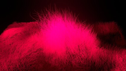 Lines Curves Hair Threads Web Abstraction Wallpaper Background Colorful Saturate 3D Render