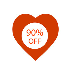 90% OFF Discount Sticker