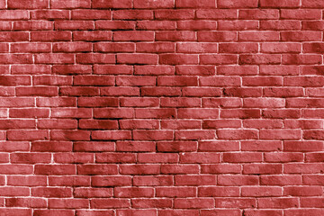 Fototapeta na wymiar Red brick building wall. Interior of a modern loft. Background for design