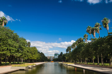 Fototapeta premium Porto Alegre, Rio Grande do Sul, Brazil, March 29 - 2021: Redemp