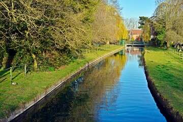 Fototapeta na wymiar New River in Broxbourne
